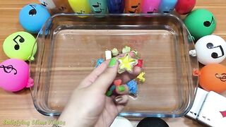Mixing Sand and Lip Balm into Clear Slime !!! Slimesmoothie Relaxing Satisfying Slime Videos