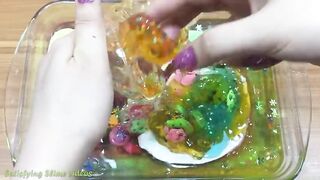 Mixing Makeup and Glitter into Store Bought Slime !!! Slimesmoothie Satisfying Slime Videos