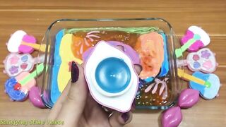 Mixing Makeup and Clay into Handmade Slime !!! Slimesmoothie Satisfying Slime Videos