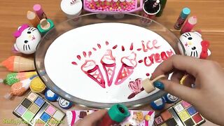 Mixing Makeup and Floam into Glossy Slime !!! SlimeSmoothie Satisfying Slime Videos