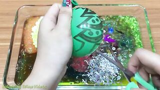 Mixing Floam and Glitter into Rainbow Clear Slime !!! SlimeSmoothie Satisfying Slime Videos