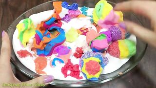 Mixing Makeup and Floam into Fluffy Slime !!! Slimesmoothie Satisfying Slime Videos