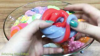 Mixing Clay and Colors into old Slime !!! Slimesmoothie Satisfying Slime Videos