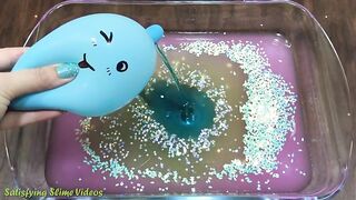 Making Slime with Funny Balloons !!! Mixing Makeup and Glitter into Slime Relaxing Slime