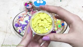 Mixing Random Things into Clear Slime | Slimesmoothie | Satisfying Slime Video !