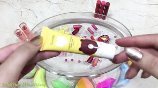 Mixing Makeup and Clay into Clear Slime | Slimesmoothie | Satisfying Slime Video !