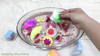 Mixing Makeup and Clay into Clear Slime | Slimesmoothie | Satisfying Slime Video !