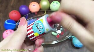 Mixing Random Things into Clear Slime | Relaxing Slime With Balloons !