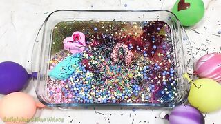 Mixing Random Things into Store Bought Slime | Relaxing Slime With Balloons !