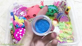 Mixing Random Things into Clear Slime | Slimesmoothie | Satisfying Slime Video !