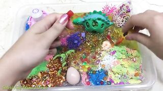 Mixing Random Things into Clear Slime | Slimesmoothie | Satisfying Slime Video !