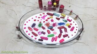 Mixing Makeup into Glossy Slime !!! Slimesmoothie Relaxing Satisfying Slime Videos