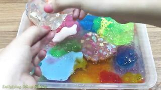 Mixing Store Bought Slime into Clear Slime | Slimesmoothie | Satisfying Slime Videos !