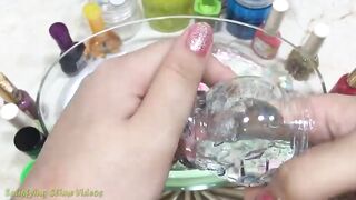 Mixing Nail Polish into Store Bought Slime | Slimesmoothie | Satisfying Slime Video