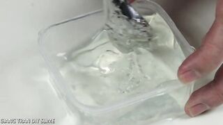 How to Make Clear Slime without Glue, No Borax! Satisfying Slime Video