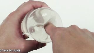 How to make CLEAR SLIME ! NO BORAX ! Satisfying Slime Video