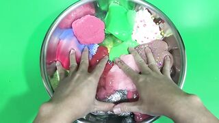 MIXING ALL MY SLIMES!! SLIMESMOOTHIE! SATISFYING SLIME VIDEO !