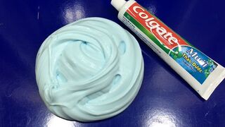 DIY Toothpaste Fluffy Slime!! No Shaving Cream, No Glue, No Borax! Satisfying Slime Video