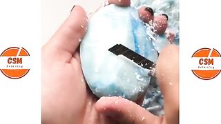 Relaxing ASMR Soap Carving | Satisfying Soap Cutting Videos #90