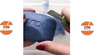 Relaxing ASMR Soap Carving | Satisfying Soap Cutting Videos #84