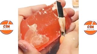 Relaxing ASMR Soap Carving | Satisfying Soap Cutting Videos #76
