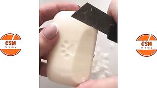 Relaxing ASMR Soap Carving | Satisfying Soap Cutting Videos #66