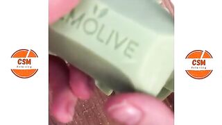 Relaxing ASMR Soap Carving | Satisfying Soap Cutting Videos #60