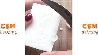 Relaxing ASMR Soap Carving | Satisfying Soap Cutting Videos #34