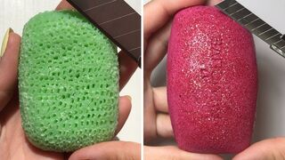 Relaxing ASMR Soap Carving | Satisfying Soap Cutting Videos #96