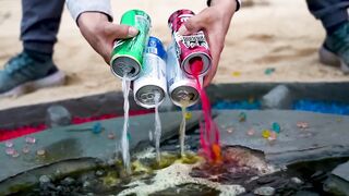 How to make Light Bulb Idea from Cement, Balloons Orbeez, Fanta, Coca Cola vs Mentos