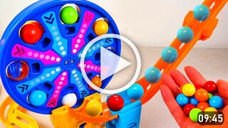 Roller Coaster Marble Run Race ASMR # Ferris Wheel - Creative Healing Sound Machine DIY Build