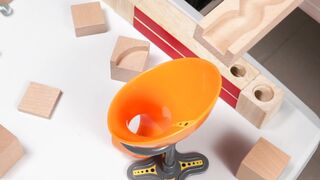 Ping Pong Marble Run Race ASMR # The Launch - Creative Healing Sound Simple Machine Build