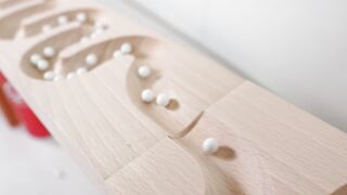 Ping Pong Marble Run Race ASMR # The Launch - Creative Healing Sound Simple Machine Build