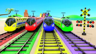 Thomas the Train and Rails 3D Railroad Crossing Animation