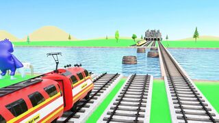 Thomas the Train and Rails 3D Railroad Crossing Animation