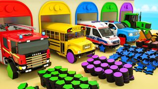 Wheels On the Bus + Baby Shark - Soccer ball shaped wheels - Baby Nursery Rhymes & Kids Songs