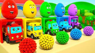 Magic color balls & colorful surprise eggs + More | Learn Colors for Kids | Kids Songs