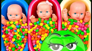 Learning Colors with Baby Dolls in a Rainbow Ball Pit