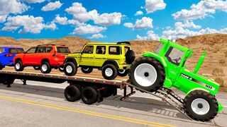 Colorful Cars vs Giant Road Obstacles