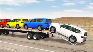 Red Blue Green Cars Crash Test