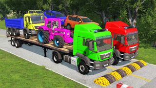 Color Cars Mega Ramp Crash
