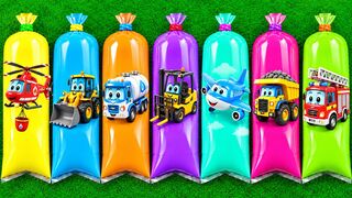 Learn Colors with Water Balloons & Vehicles | Cars for Kids