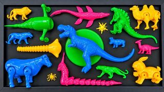 Learn Colors with Toys | Colorful Paint & Surprise Reveal