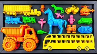 Wash & Reveal Colorful Toys | Learn Colors for Kids