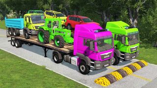 Color Cars Crash Simulation – Crazy Ramp & Car Destruction