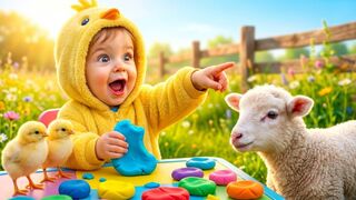 Learn Baby Animals with Play-Doh | Animal Names