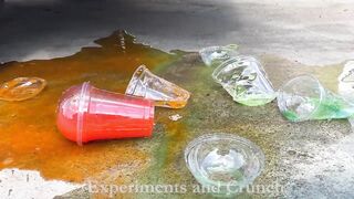 Experiment Car vs Coca Cola, Fanta, Water Balloons - Crushing Crunchy & Soft Things by Car