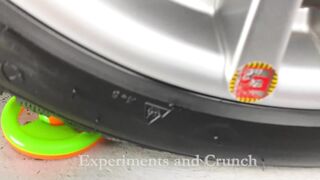 Crushing Crunchy & Soft Things by Car! - EXPERIMENT: CAR vs NAILS