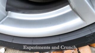 Crushing Crunchy & Soft Things by Car! EXPERIMENT CAR vs Chupa Chups and Floral Foam