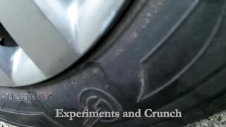 Crushing Crunchy & Soft Things by Car! EXPERIMENT Car vs Vacuum cleaner